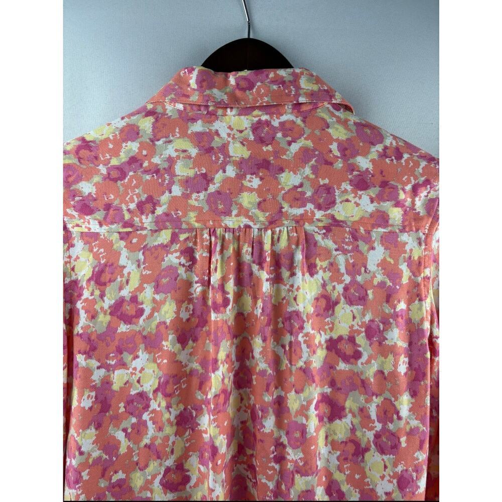 Women’s Relativity Small Multicolor Patterned Button Up - Picture 4 of 7